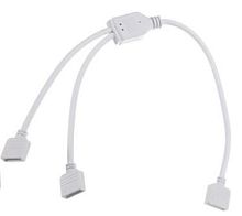 Разветвитель св/д ленты RGB 4pin с 1 на 2 37816 Белый, 30см ( 4pin 30см/ с 1 на 2 ) (00003416)