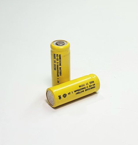 АККУМУЛЯТОР    1,2V    300mAh   Ni-CD (2/3AAA300) ( 10,5*29,0mm )  (02201)  SUNRISING    Реальная емкость: 200-210 mAh (измерено на LiitoKala Engineer