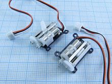 СЕРВОПРИВОД линейный цифровой GS-1502 миниатюрный (2шт.) для ARDUINO  Примен.в авиамоделировании и 3D принтерах. Редуктор: нейлон; Uпит: 3,7-5V; 