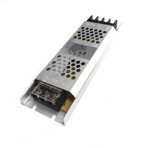 Блок питания для св/д техники, 24V, 2.5A, 60W, разъем под болт, Slim-Strait (узкий), 163x53x21мм, IP22, вх: AC 220-250V, вх. разъем: разъем под болт, 