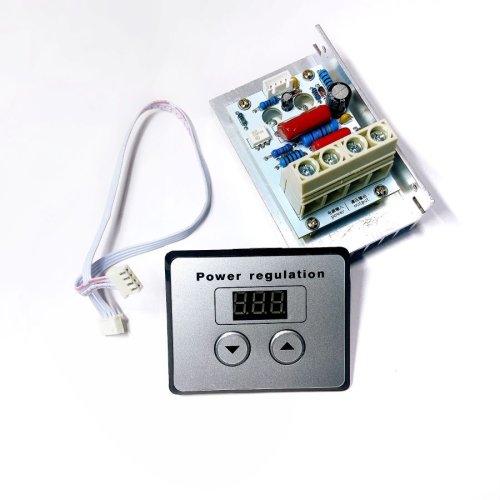 РЕГУЛЯТОР МОЩНОСТИ AC ФАЗОВЫЙ до 10000W (пиковая);5000W (долговременная) 220VAC  . Габариты: Размер:96*57*54 мм