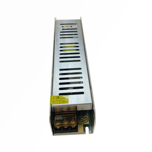 Блок питания для св/д техники, 12V, 8.3A, 100W, штекер: разьем под болт, Strait (узкий), 187x47x37мм, IP20, вх: AC 110-240V, вх. разъем: разъем под бо фото 4
