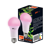 Лампа св/д  E27  9W (2835/60LED SMD) ФИТО Спектр: красный 650 нм, синий 450 нм (SMD 2835/60 ); 10мкмоль/с Материал PC (112х60мм) Вх: AC220V PPG A60 AG