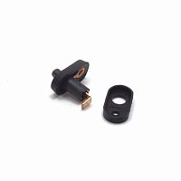 Авто концевик ASW-18 on-(off) 1pin черный без фиксац (нормально замкнут) (34х37)