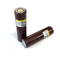 АККУМУЛЯТОР  18650  3,7V  3000mAh (20A) Li-ION высокотоковый 18x65мм LiitoKala Lii-HG2 INR18650HG2 технология (литий-ион) (LGDBHG21865) "шоколадки"