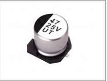 Конденсатор электролитический SMD   220 mkF  50 v (Серия:UT) -55..+105C 20% (Корпус G 10*10.5 мм) "Cotronic"