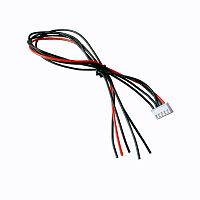 Разъем CHU-5 (H-05) 5pin розетка на кабель с контактами 2.54мм (ответная часть к CWF-5 вилка) штырь с гнезд. (3239 AWG22 2.54mm JST XH-5P с проводами