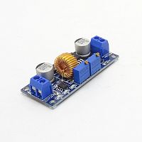 Понижающий DC-DC 4,0...38V >> 1,2...36V (регулир. тока и напряжения),max 5A (>2A+ радиатор) ; вых: 20W на XL4015E1 ( (синий)