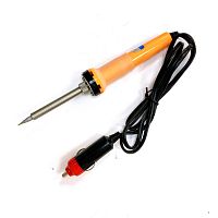 ПАЯЛЬНИК 40W 12V (штекер в прикур) ZD-200NDQ  Ручка- обрезиненный пластик; керамич.нагреватель
