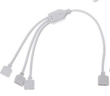 Разветвитель св/д ленты RGB 4pin с 1 на 3 37816/1 Белый, 30см ( 4pin 30см/ с 1 на 3 ) (00003417)