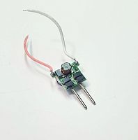 Драйвер для св/д в Авто, 280mA, 3-3.6V, 3W, вх: 8-18V, вх. разъем: вилка GU-5.3, IP20