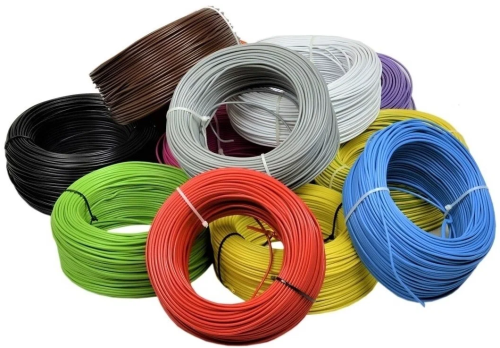 ПРОВОД МОНТАЖНЫЙ МЕДЬ AWM 1007 VW-1 30AWG=0,05мм2 БЕЛЫЙ OD1мм (-40 - +80С) до 300V (ЦЕНА ЗА БУХТУ 2м) изоляция: ПВХ ; луженая многожильная медь