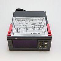 ТЕРМОРЕЛЕ цифровое встраиваемое STC-1000 (-50...+110гр.), Напряжение питания-220VAC; коммутация 220V 10A (2кВт-max) - Нагрев/ Охлаждение, вес 101 гр