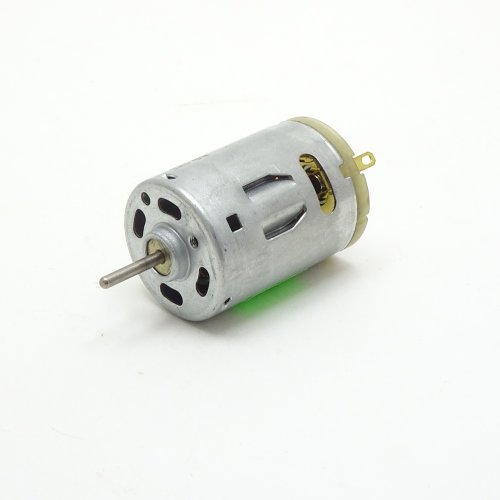 ДВИГАТЕЛЬ ЭЛЕКТРИЧЕСКИЙ DC6,0V (18.6W , реж. холост. хода -19500об/мин , 0.95A) R380-4530 (37.8 х 27.7мм цилиндрич. вал 2.3мм длина 16.4мм) жест. выво