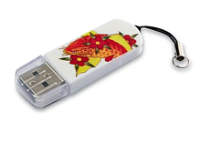 Flash drive USB 2.0  32GB "VERBATIM Mini Tattoo Edition KOI FISH"  (USB накопитель); Максимальная скорость чтения: 8 MB/s/ Максимальная скорость запис