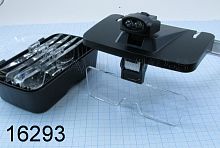 ОЧКИ РАДИОМОНТАЖНИКА СО СМЕННЫМИ ЛИНЗАМИ TH-9203 С подсветкой- 2LED(св/д); пит: 2х AAA (1.5V)(в комплект не входят); увеличение: (1,0х/1,5х2,0х/2,5х/3