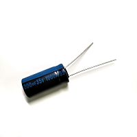 Конденсатор электролитический  1000 mkF  35 v 105C (TK ) 10x21мм ( -55 +105 C, 2000 ч.) Jamicon