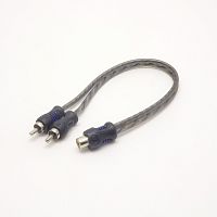 КАБЕЛЬ 1RCA гнездо х 2RCA штекер (Y-адаптер) 0,2m "AUDIO NOVA RC1-2M1F