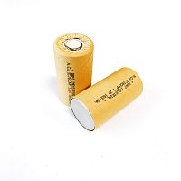АККУМУЛЯТОР    1,2V   1600mAh (10C) SC  Ni-Cd ( 23х43мм )  В картоне  QBAT D-SC1600HP  Для ремонта аккумуляторных шуруповертов