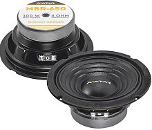 ДИНАМИК НЧ+СЧ 165MM 6,5" 4 OM "Avatar" (MBR-650) Midbass Unit RMS/MAX 50/100 Вт, 80-5000Гц/Звуковая катушка 1" (25.4мм)/Магнит100х25 (феррит)/Диффузор