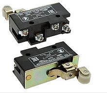 Микропереключатель МП1107 исп.1 под винт/Ролик с пластиной (660VAC/440VDC-10A) УХЛ3