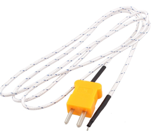 Датчик температуры TP-01 (Тип: K-type) в циф. термометрах TM902C/TES1310/1319/TM6801 и пр.(Структура: Nickel-Chromium/Nickel-Aluminium (NiCr/NiAl))то Датчик температуры TP-01 (Тип: K-type) в циф. термометрах TM902C/TES1310/1319/TM6801 и пр.(Структура: Nickel-Chromium/Nickel-Aluminium (NiCr/NiAl))то