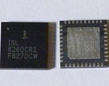 Микросхема ISL6260CRZ (ISL6260) orig QFN-40 Multiphase Core Regulator for IMVP-6 Mobile CPUs
