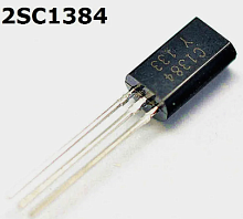 Транзистор биполярный 2SC1384 (2SC3940) 7c(9mm.) TO92M