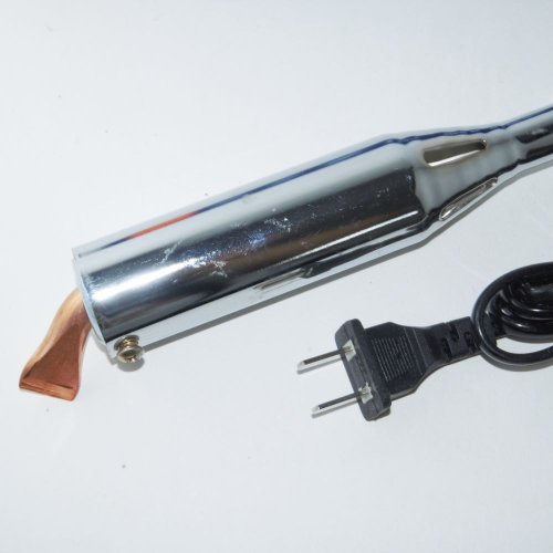 ПАЯЛЬНИК 200W  220V  TLW-200; Вилка: КИТАЙ+ПЕРЕХОДНИК Ручка- дерево; нихромовый нагреват; медн.загнутое жало (в форме "лопатки", "клина"); скор.разогр фото 3