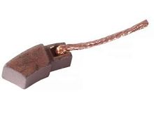 ЩЕТКИ ДЛЯ ЭЛЕКТРОДВИГАТЕЛЕЙ (8.5х9.55х22.4) МЕДНО-ГРАФИТОВЫЕ (brush-1  Cu-C) рабочая поверхность вогнутая (токопровод без крепления, 32 мм)