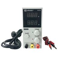 Блок питания лабораторный импульсный, 0-30V, 0-5A, 150W, 220x70x160мм, вх: AC 220-250V, с кабелем LONGWEI LW-K305D
