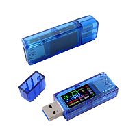 USB ТЕСТЕР напряжения и тока U=3,7-30V (разреш: 0.01V); A=0-4A (0.001A); (RuiDeng AT34)