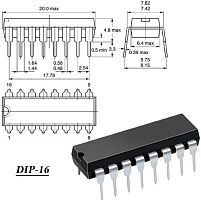 L5991 (L5991A)  ОСНОВНОЙ КОНТРОЛЛЕР С РЕЗЕРВНЫМ, DIP-16