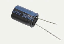 Конденсатор электролитический  3300 mkF  25 v 105C (TK) 16х25мм ( -55 +105 C, 2000 ч. ) Jamicon