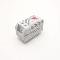 Термостат KTO-011 0-60° 10A 250V (нормально-ЗАМКНУТЫЙ) (NC)-нагрев) под винт, 2PIN, 60 x 33 x 43 мм на (DIN) дин рейку 35мм (термостат механический, р