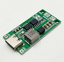 Модуль заряда 2S Li-ion,Li-Pol аккумуляторов от зарядн.устр. с "TYPE-C"  Выход 8,4V  встроенная защита аккумулятора 