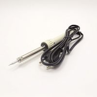 ПАЯЛЬНИК 30W 220V SUOER SE-9830  Ручка пластик-белая, индикатор нагрева ; с керамическим нагревателем, сменные жала (наконечники)  кабель-1,4м; Темпер