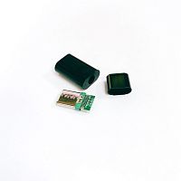 Разъем Type-C (USB-C) Штекер под пайку на кабель с корпусом; тип C (24pin) 