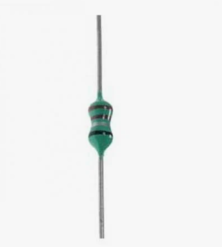 Дроссель Аксиальные выводы EC24-8R2M (3x8mm) 8.2мкГн/0,0082mH 0.460A; 0,50 Om, 16.5MHz ,высокочастотный ,добротность 60Q (для общего применения) (EC24