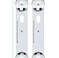 Светодиодная планка для подсветки ЖК панелей 32" 3V (7+7линз) (2 планки по 615 мм 7 линз) Direct 16Y 32 FHD A-Type Rev.0.0 (марк. 32LH60_FHD_A)