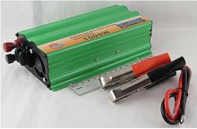 Инвертор автомобильный Uвх.= 12V; Uвых.= 220VAC; Мощность: 800W, корпус-металл; (Солнце)