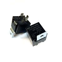 Реле автомобильное э/м DC12V 40A 5pin, в панель/под клеммы, Контакты: 1 перекл.группа (1С) (14VDC/40A/30A) 28x28x26мм (HE LI SHUN HLS-CMA3-DC12V-C-D1)