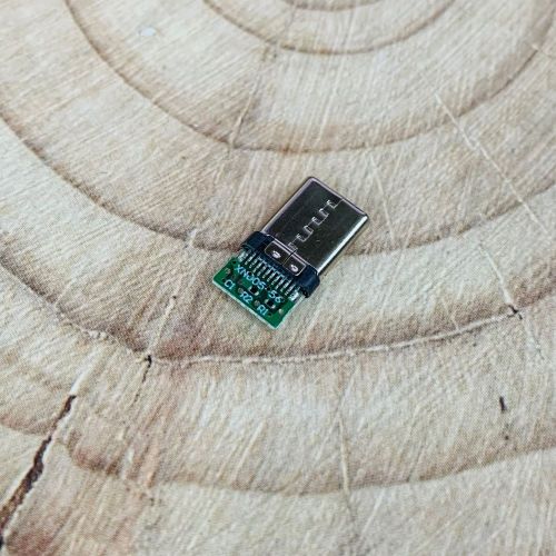 Разъем Type-C (USB-C) Штекер под пайку на кабель; тип C (24pin) Разъем Type-C (USB-C) Штекер под пайку на кабель; тип C (24pin)