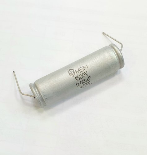 Конденсатор металлобумажный К 0.05 mkF 1500V МБМ