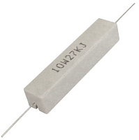 РЕЗИСТОР 10W   27 KOM керамика SQP10