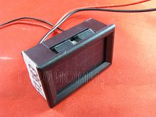 Амперметр 0-20А DC (±1%) (шунт встр.),3-х разрядн. Цифр, Красные цифры (h=14мм) , встраиваемый. Uпит=4-28v; ток потр: <20mA; дискретн=0,01A; 4 провода