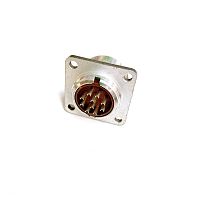 Разъем 2РМТ22Б10Ш1В1В 10PIN (штекер на корпус)