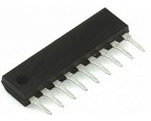 TA7348P (марк.TA7348)- переключатель аудио/видео сигнала (TV/VCR аналоговый переключатель), 3x1, SIP-9