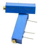 РЕЗИСТОР подстроечный 3006P    2.2K (2 K) (202) 3pin (горизонт. монтаж) 19х5х6