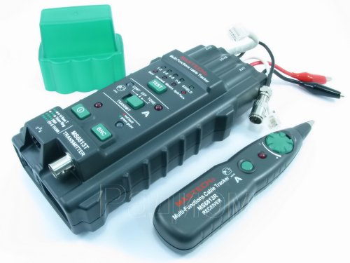Кабельный ТЕСТЕР- трассоискатель MS6813T MASTECH  Тест каб:UTP/STP(RJ45);телеф.(RJ11);коакс.(BNC); двухпровод.каб.(выявл.разрыв.,корот.замык,пров-ка ц